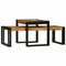vidaXL Coffee Table 2 pcs Brown 48 x 40 x 40 cm Solid acacia wood