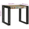 vidaXL Coffee Table 2 pcs Multicolour Solid reclaimed wood