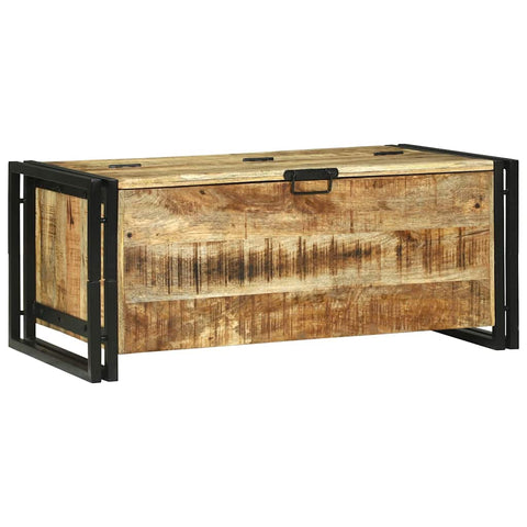 vidaXL Coffee Table Brown 90 x 50 x 38 cm Solid rough mango wood