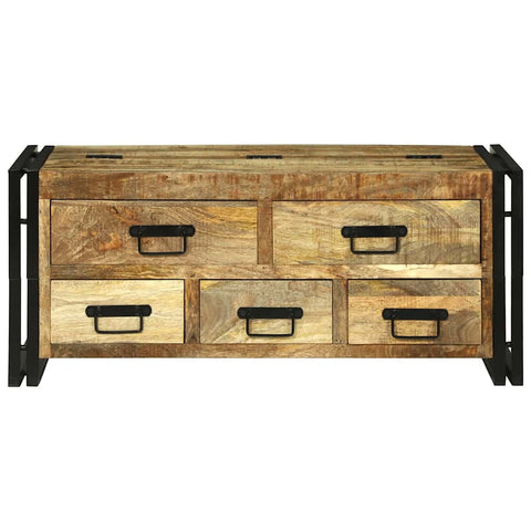 vidaXL Coffee Table Brown 90 x 50 x 38 cm Solid rough mango wood