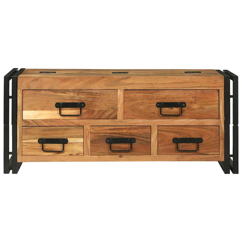 vidaXL Coffee Table Brown 90 x 50 x 38 cm Solid acacia wood