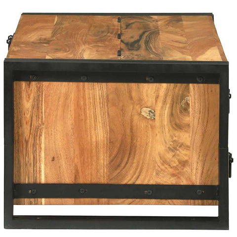 vidaXL Coffee Table Brown 90 x 50 x 38 cm Solid acacia wood