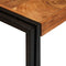 vidaXL End Tables Brown and black Solid Acacia wood