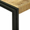 vidaXL Console Table Brown 120 x 33 x 75 cm Solid rough mango wood