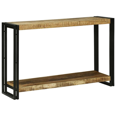 vidaXL Console Table Brown 120 x 33 x 75 cm Solid rough mango wood