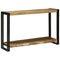 vidaXL Console Table Brown 120 x 33 x 75 cm Solid rough mango wood