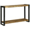 vidaXL Console Table Brown 120 x 33 x 75 cm Solid rough mango wood