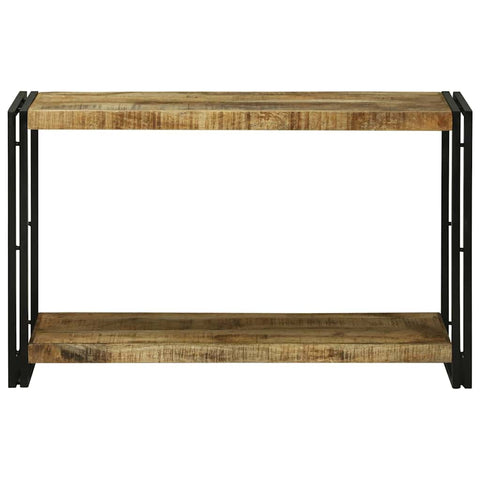 vidaXL Console Table Brown 120 x 33 x 75 cm Solid rough mango wood