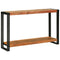 vidaXL Console Table Brown 120 x 33 x 75 cm Solid acacia wood