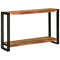 vidaXL Console Table Brown 120 x 33 x 75 cm Solid acacia wood