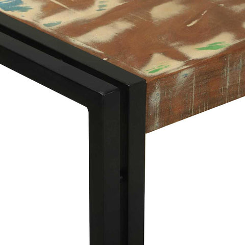 vidaXL Console Table Multicolour 120 x 33 x 75 cm Solid reclaimed wood