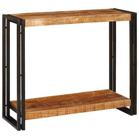 vidaXL Console Table Brown 90 x 33 x 75 cm Solid rough mango wood