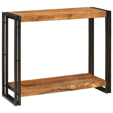 vidaXL Console Table Brown 90 x 33 x 75 cm Solid rough mango wood