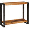 vidaXL Console Table Brown 90 x 33 x 75 cm Solid rough mango wood