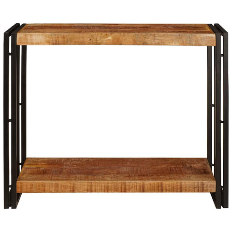 vidaXL Console Table Brown 90 x 33 x 75 cm Solid rough mango wood