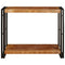 vidaXL Console Table Brown 90 x 33 x 75 cm Solid rough mango wood