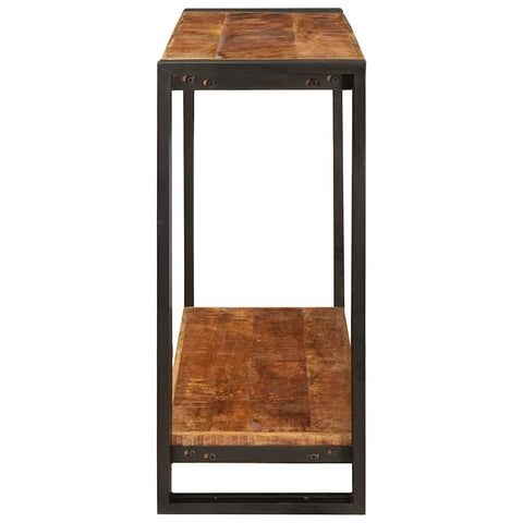 vidaXL Console Table Brown 90 x 33 x 75 cm Solid rough mango wood
