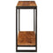 vidaXL Console Table Brown 90 x 33 x 75 cm Solid rough mango wood