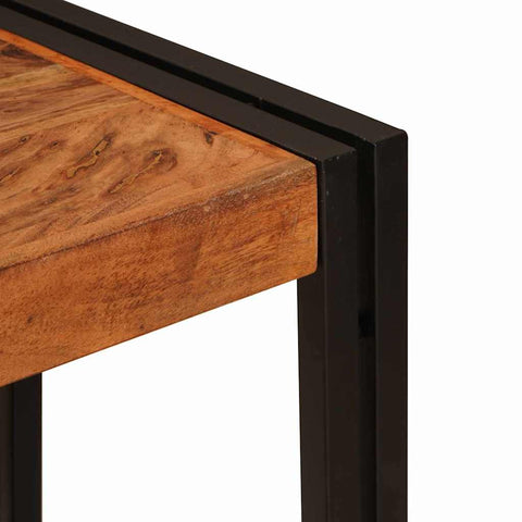 vidaXL Console Table Brown 90 x 33 x 75 cm Solid acacia wood