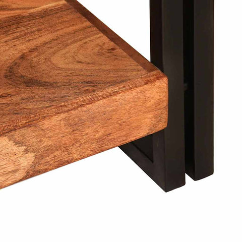 vidaXL Console Table Brown 90 x 33 x 75 cm Solid acacia wood