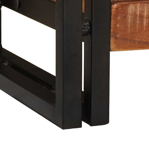 vidaXL Console Table Multicolour 90 x 33 x 75 cm Solid reclaimed wood