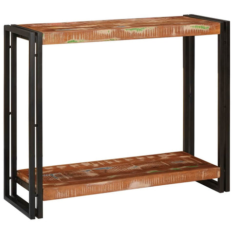 vidaXL Console Table Multicolour 90 x 33 x 75 cm Solid reclaimed wood