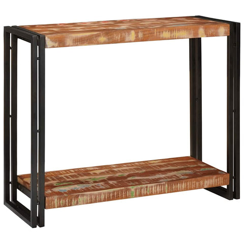 vidaXL Console Table Multicolour 90 x 33 x 75 cm Solid reclaimed wood