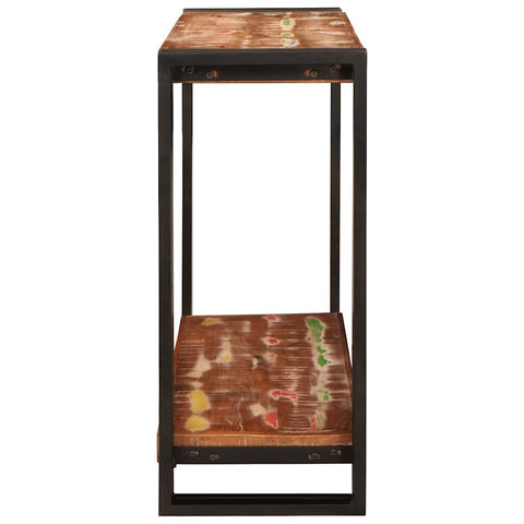 vidaXL Console Table Multicolour 90 x 33 x 75 cm Solid reclaimed wood