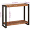 vidaXL Console Table Multicolour 90 x 33 x 75 cm Solid reclaimed wood
