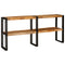vidaXL Console Table Brown 160 x 33 x 75 cm Solid mango wood