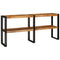 vidaXL Console Table Brown 160 x 33 x 75 cm Solid mango wood