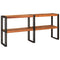 vidaXL Console Table Brown 160 x 33 x 75 cm Solid acacia wood
