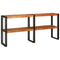vidaXL Console Table Brown 160 x 33 x 75 cm Solid acacia wood