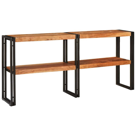 vidaXL Console Table Brown 160 x 33 x 75 cm Solid acacia wood