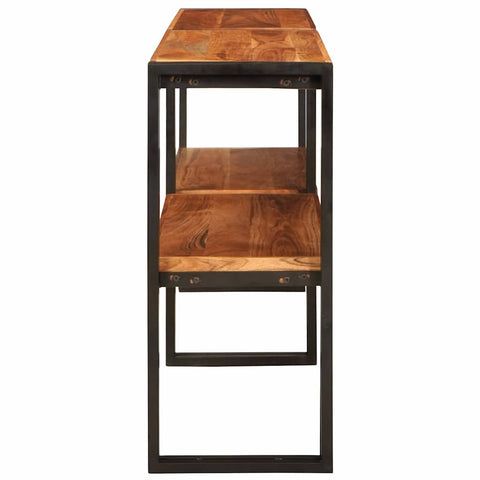 vidaXL Console Table Brown 160 x 33 x 75 cm Solid acacia wood