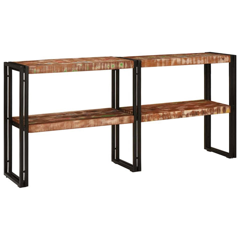 vidaXL Console Table Multicolour 160 x 33 x 75 cm Solid reclaimed wood