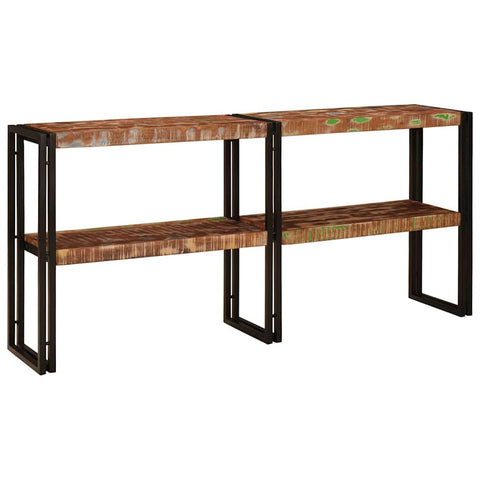 vidaXL Console Table Multicolour 160 x 33 x 75 cm Solid reclaimed wood