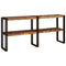 vidaXL Console Table Multicolour 160 x 33 x 75 cm Solid reclaimed wood