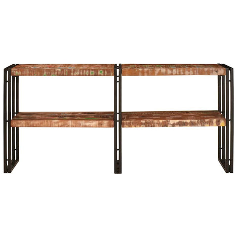 vidaXL Console Table Multicolour 160 x 33 x 75 cm Solid reclaimed wood