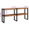 vidaXL Console Table Multicolour 160 x 33 x 75 cm Solid reclaimed wood