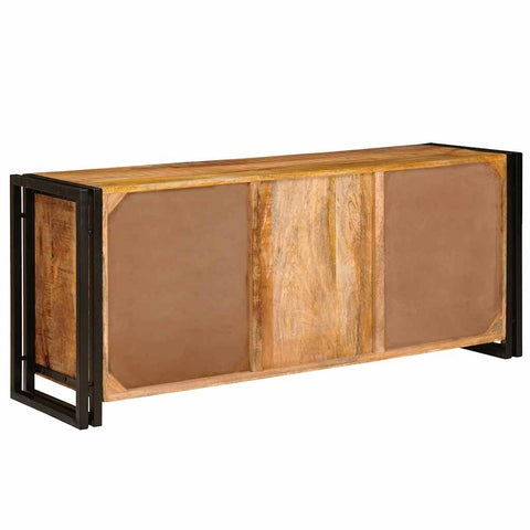 vidaXL TV Cabinet Brown 120 x 30 x 50 cm Solid rough mango wood