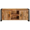vidaXL TV Cabinet Brown 120 x 30 x 50 cm Solid rough mango wood