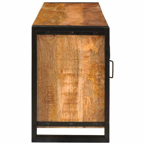 vidaXL TV Cabinet Brown 120 x 30 x 50 cm Solid rough mango wood