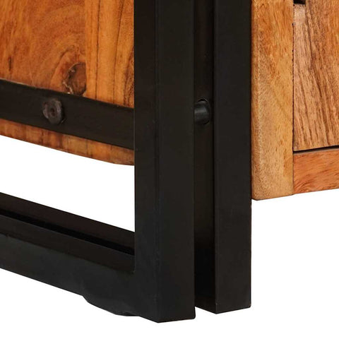vidaXL TV Cabinet Brown 120 x 30 x 50 cm Solid acacia wood