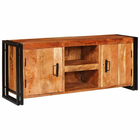 vidaXL TV Cabinet Brown 120 x 30 x 50 cm Solid acacia wood