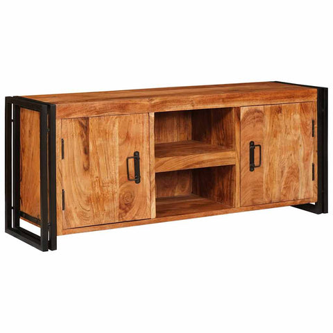 vidaXL TV Cabinet Brown 120 x 30 x 50 cm Solid acacia wood