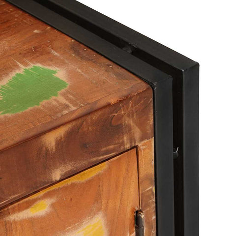 vidaXL TV Cabinet Multicolour 120 x 30 x 50 cm Solid reclaimed wood