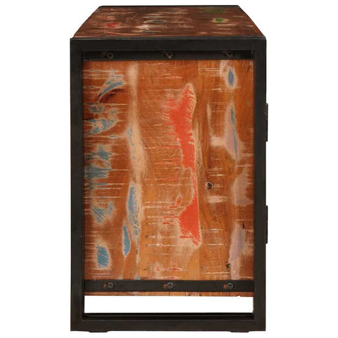 vidaXL TV Cabinet Multicolour 120 x 30 x 50 cm Solid reclaimed wood