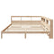 vidaXL Bookcase Bed without Mattress 200x200 cm Solid Wood Pine