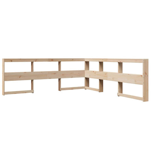 vidaXL Bookcase Bed without Mattress 200x200 cm Solid Wood Pine